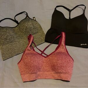 ❌❌SOLD❌❌ Victoria's Secret Sports Bras - Black, Gray, and Burgundy